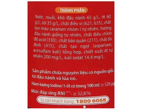 Nước tương tỏi ớt Chinsu - chai 330ml
