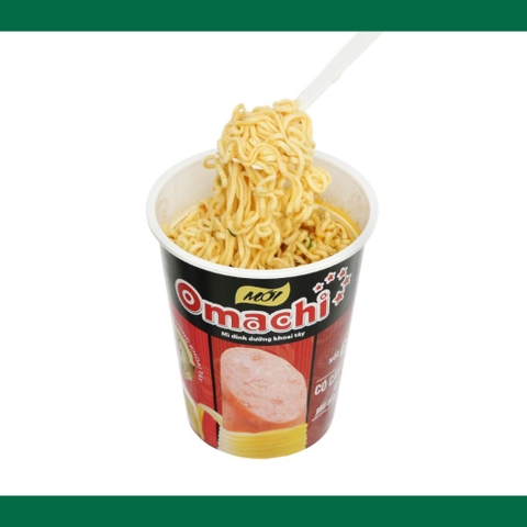 Mì ly Omachi xốt bò hầm có cây thịt - Ly 113g