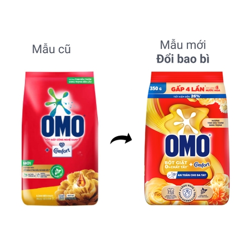 OMO Bột Giặt Comfort Tinh Dầu Thơm Sang Trọng 350g