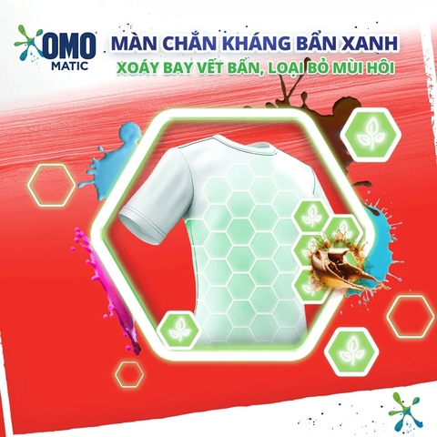 OMO Bột Giặt Đỏ Hương Thơm Mát - túi 1.15kg