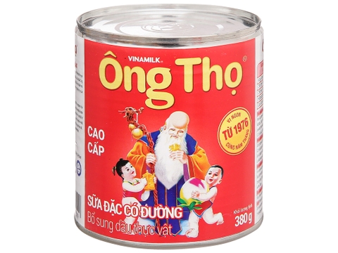 Sữa Ông Thọ Cao Cấp (Đỏ) – Hộp Thiếc 380g