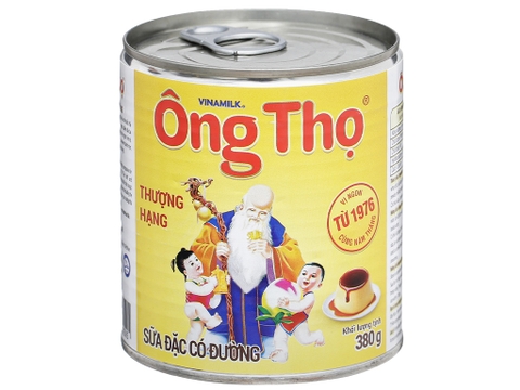 Sữa Đặc Có Đường Ông Thọ Trắng Lon 380g
