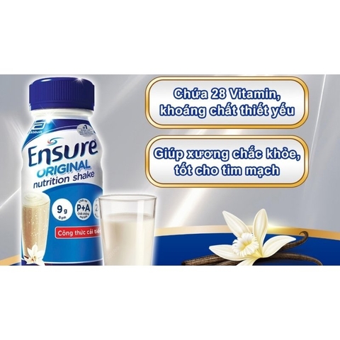 Sữa Nước Ensure Original - Lọ 237ml