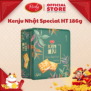 Bánh Quy Kenju hộp sắt sang trọng - Hộp 372g