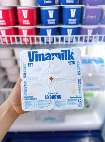 Sữa chua Vinamilk có đường - Hộp 100g