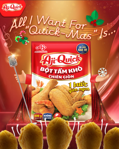 Bột tẩm khô chiên giòn Aji Quick - 42g