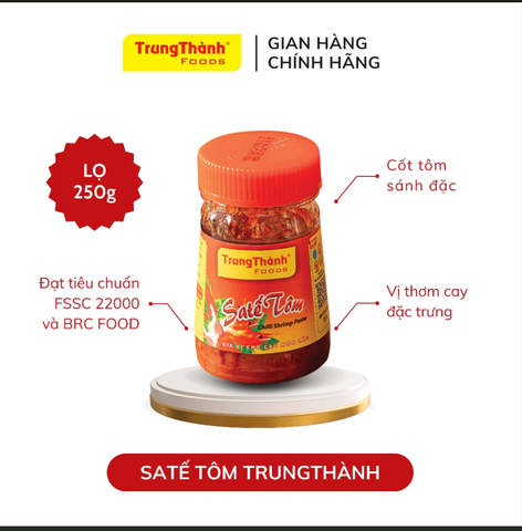 Sa tế tôm Trung Thành - Lọ 85g