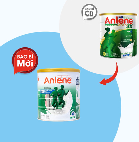 Sữa bột dinh dưỡng cơ xương khớp Anlene   - Hộp 800g