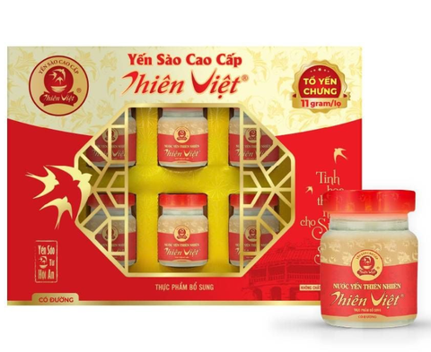 Hộp Yến Thiên Việt 15% Yến - Có đường hộp 6