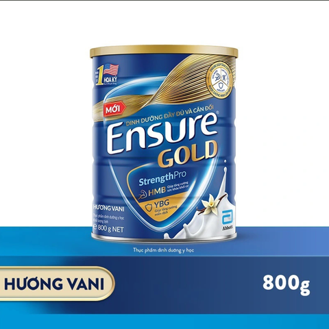Sữa Ensure Gold Hương Vani - hộp 800g