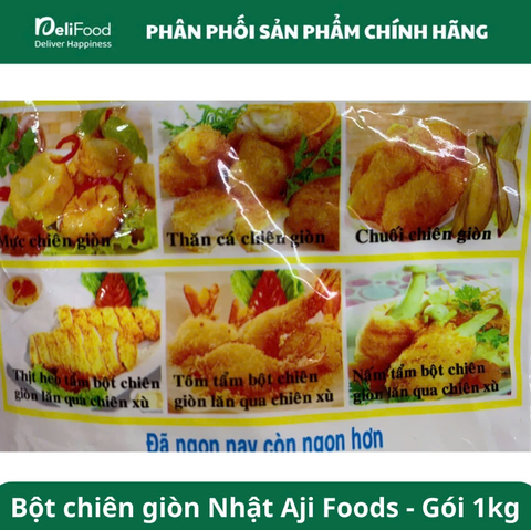 Bột chiên giòn Nhật Aji Foods - Gói 1kg
