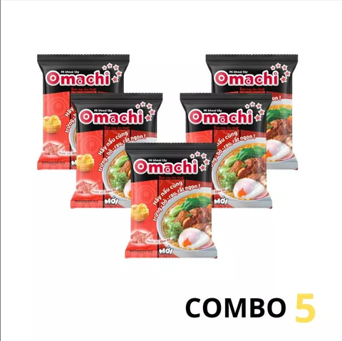Mì Omachi sốt bò hầm