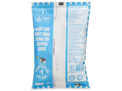 Sữa Dinh Dưỡng Vinamilk Không Đường - Túi 220ml