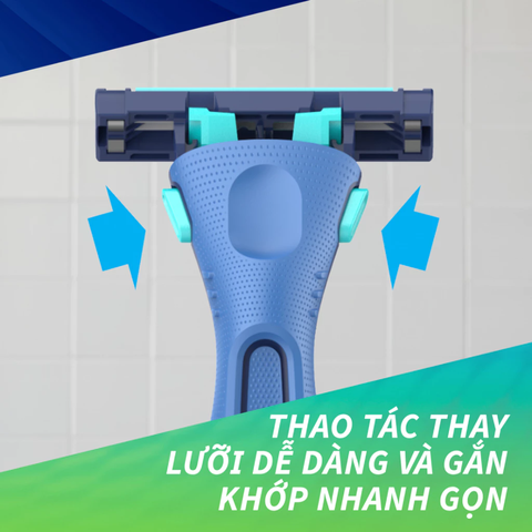 Dao Cạo Râu Gillette VECTOR 3 - Set 6 Lưỡi Dao