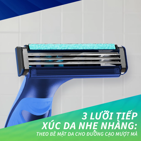Dao Cạo Râu Gillette VECTOR 3 - Set 6 Lưỡi Dao