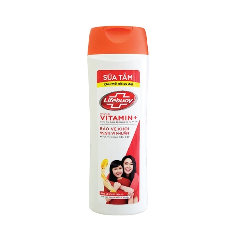 LIFEBUOY sữa tắm bảo vệ vượt trội - Chai 350g