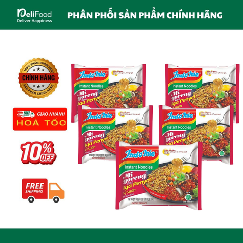 Mì Trộn Indomie Vị Sườn  - Gói 80g