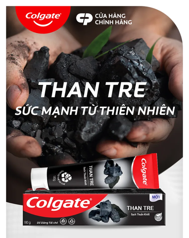 Kem đánh răng Colgate than tre Hàn Quốc - hộp 180g