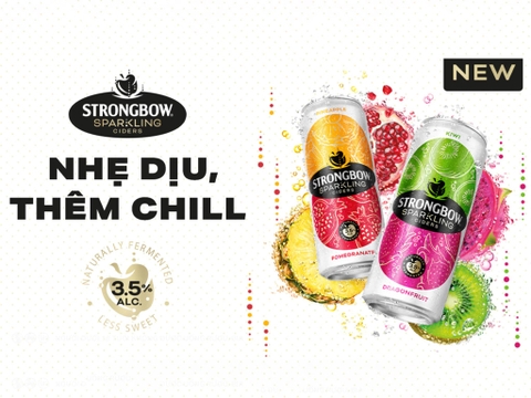 Strongbow Dứa & Lựu - Lon 320ml