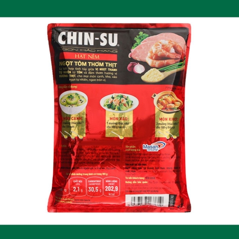 Hạt nêm Chinsu Tôm thịt - Túi 900g