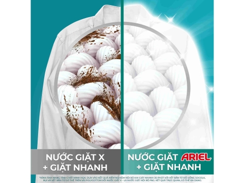 Nước Giặt Ariel Cửa Trước Hương Sen Nhài - Túi 3,57L (3.7kg)