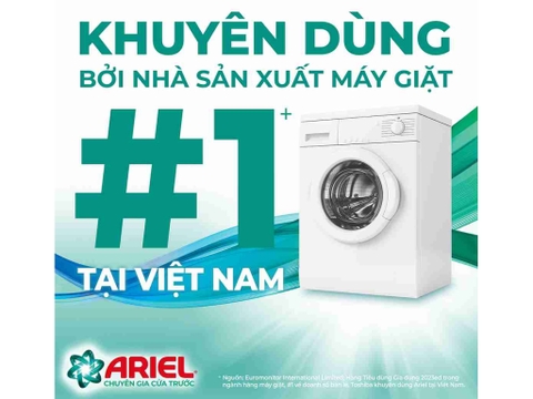 Nước Giặt Ariel Cửa Trước Hương Sen Nhài - Túi 3,57L (3.7kg)