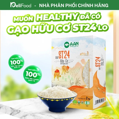 Gạo ST Hữu Cơ AAN - Túi 5Kg