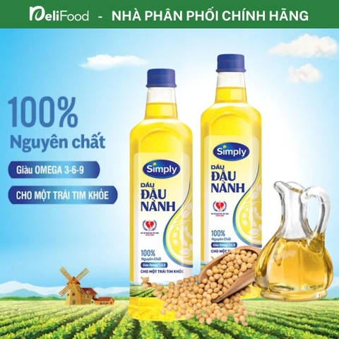 Dầu ăn Simply Chai 1L