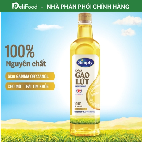 Dầu ăn Simply Chai 1L