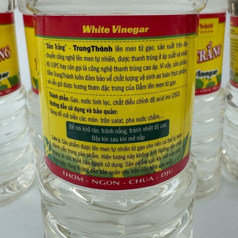 Giấm gạo Trung Thành - Hàng chính hãng