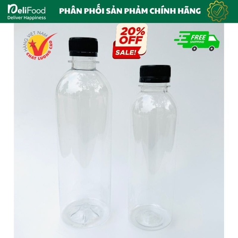 10 Chai Cao cấp đựng nước ép, Cafe, Sinh tố An toàn Tiện lợi