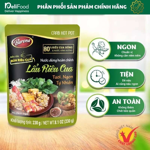 Nước dùng hoàn chỉnh Barona