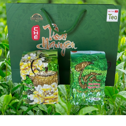 Chè Tân Cương Thái Nguyên - Chính Hãng Thơm Ngon, Xanh Nước, Gói 200g