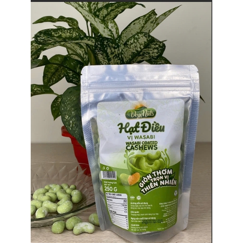 Hạt Điều Vị Wasabi Vegetexco - Bùng Nổ Vị Giác - Sự Hòa Quyện Độc Đáo