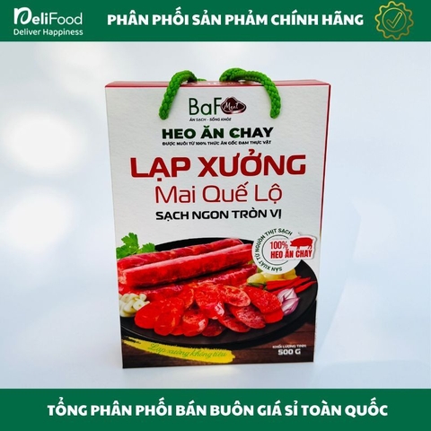 Lạp Xưởng Mai Quế Lộ – Sản phẩm cao cấp từ Thịt Heo Ăn Chay 100%