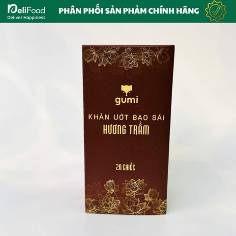 Hộp Khăn ướt trầm hương - 20 Chiếc, Lau Ban sái, Ban Thờ sạch sẽ thanh tịnh, thơm hương trầm
