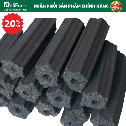 Thùng Than Hoa Cao Cấp Không Khói - 10Kg Nướng Thịt, Nướng Cá, BBQ