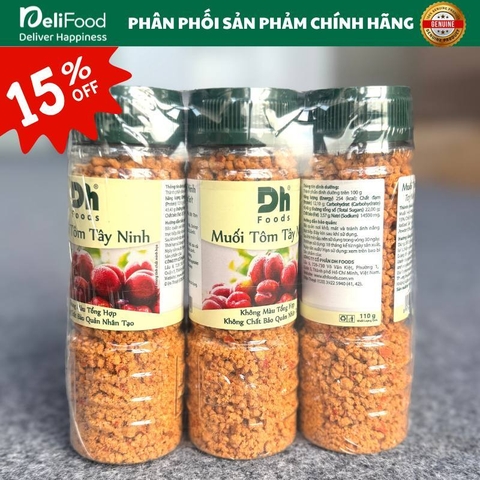 Muối Tôm Tây Ninh DH Foods - Chấm hoa quả siêu ngon