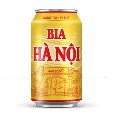 Bia Hà Nội - Lon 330ml - Hàng chính hãng