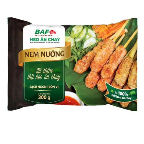 🍢 Nem Nướng BAF 300g – Chuẩn Vị Thơm Ngon, Chế Biến Dễ Dàng Tại Nhà