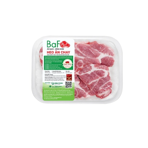 Nạc vai giòn heo BAF Meat (nạc dăm) - khay 300g