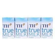 Sữa tươi tiệt trùng TH Truemilk ít đường  - Hộp 110ml