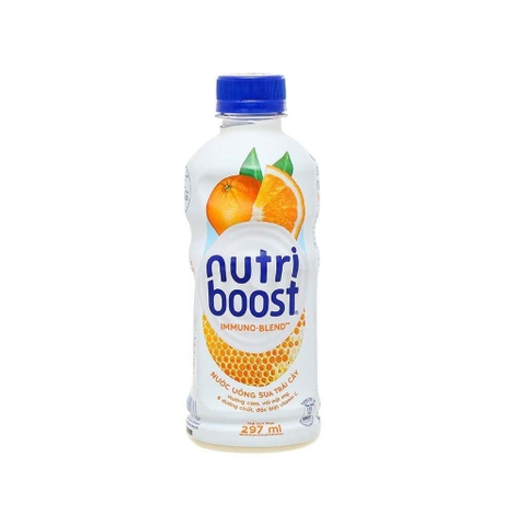 Sữa & Nước Trái Cây Nutriboots Cam 297ml – Nhỏ Gọn Tiện Lợi, Giàu Dinh Dưỡng