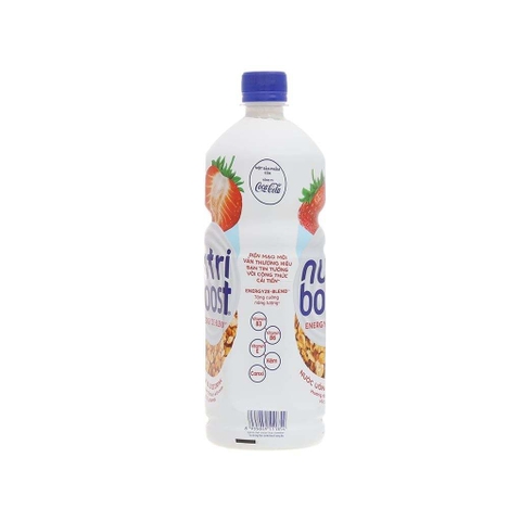 Sữa & Nước Trái Cây Nutriboots Dâu 1L – Thơm Ngon, Bổ Dưỡng Cho Cả Nhà