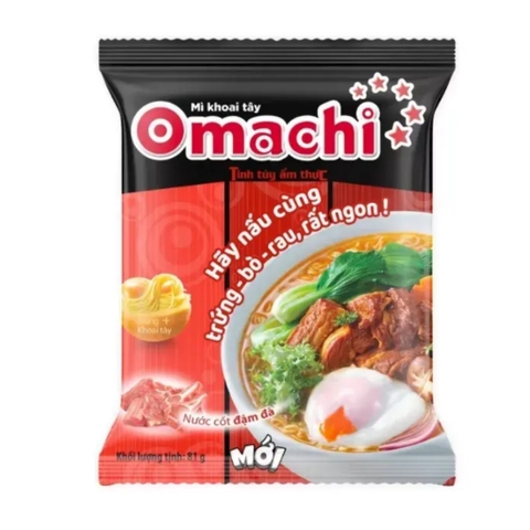 Mì Omachi sốt bò hầm