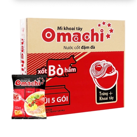 Mì Omachi sốt bò hầm