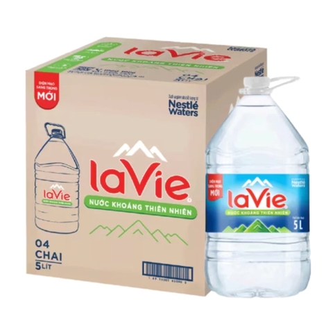 LaVie - Nước khoáng thiên nhiên Chai 5L