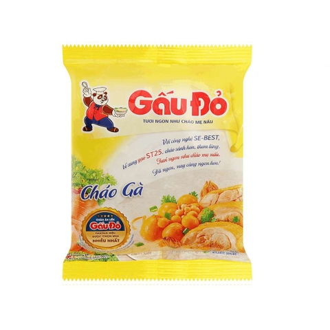 Cháo gà Gấu đỏ - gói 50g
