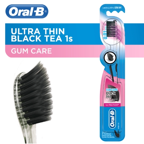 Bàn chải Oral-B Cán Trong Trà Đen - Cái