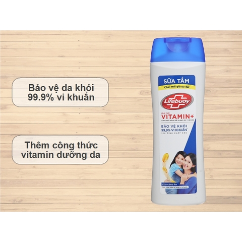 LIFEBUOY sữa tắm chăm sóc da - chai 350g